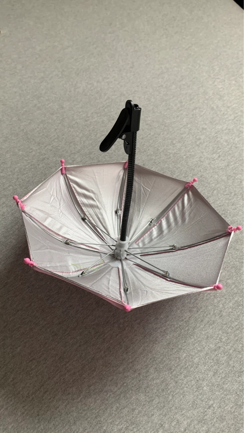 Pink Mini Umbrella with Clip ⚽️ - photo 3