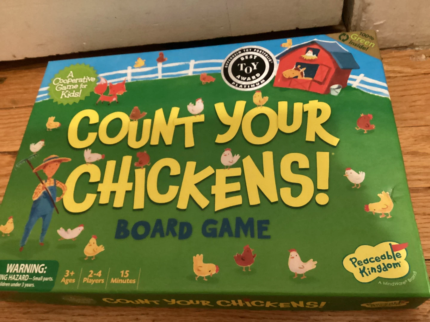 ⚽️ Count Your Chickens! Board Game by Peaceable Kingdom
