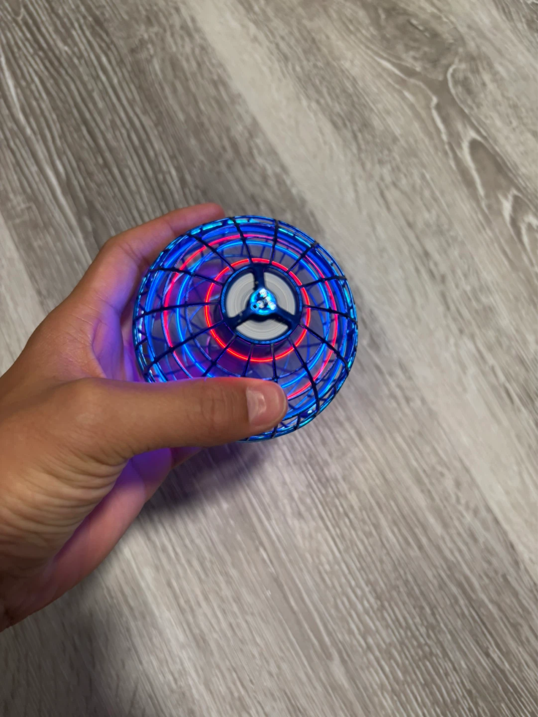 Blue Flying Orb Toy with Charging Cable - photo 3