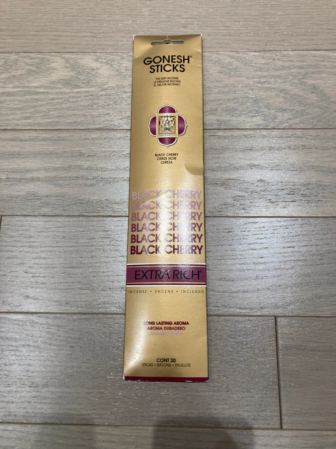 ⚽️Gonesh Black Cherry Extra Rich Incense Sticks