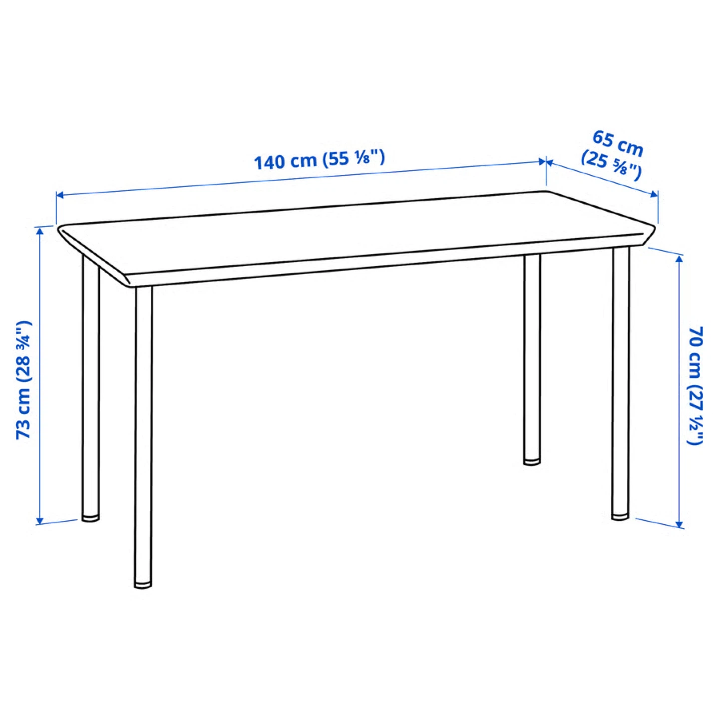 IKEA TINGBY Side Table in White - photo 3