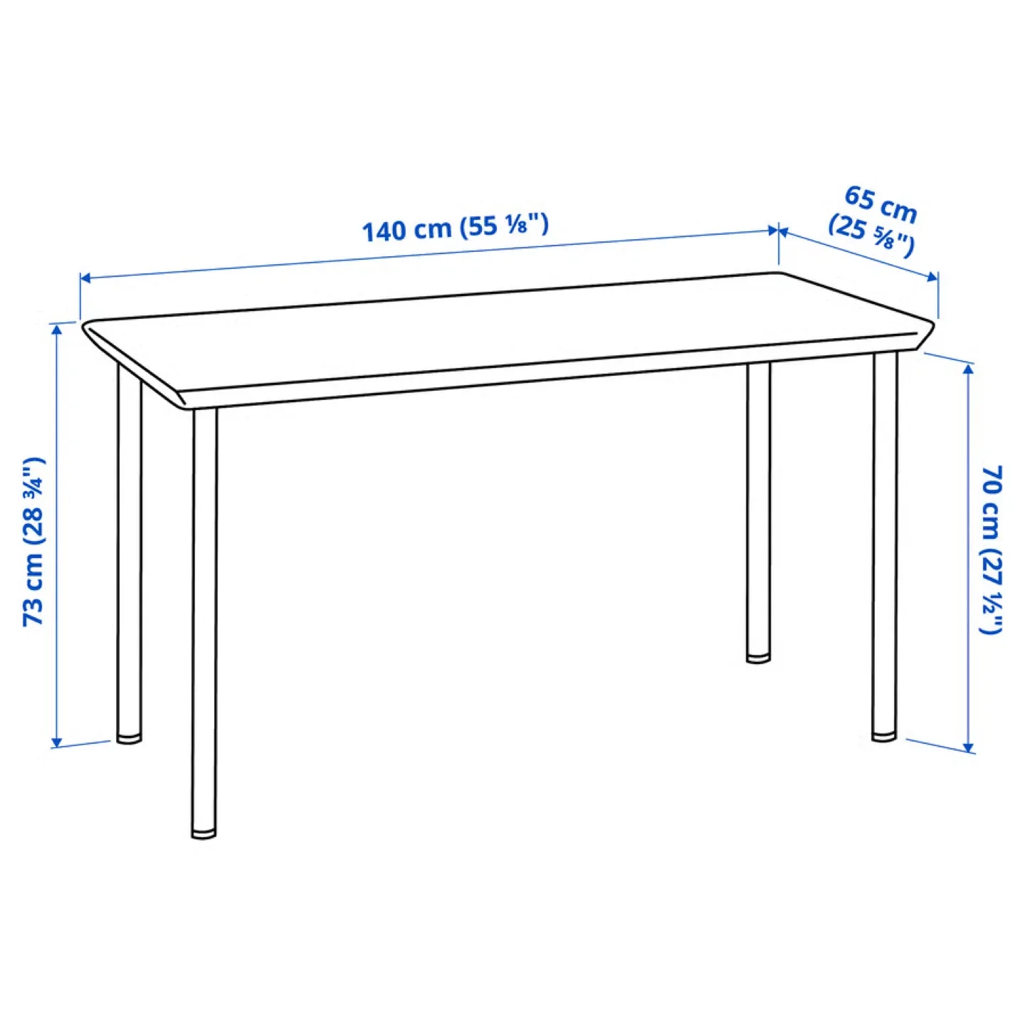 IKEA TINGBY Side Table in White - photo 3