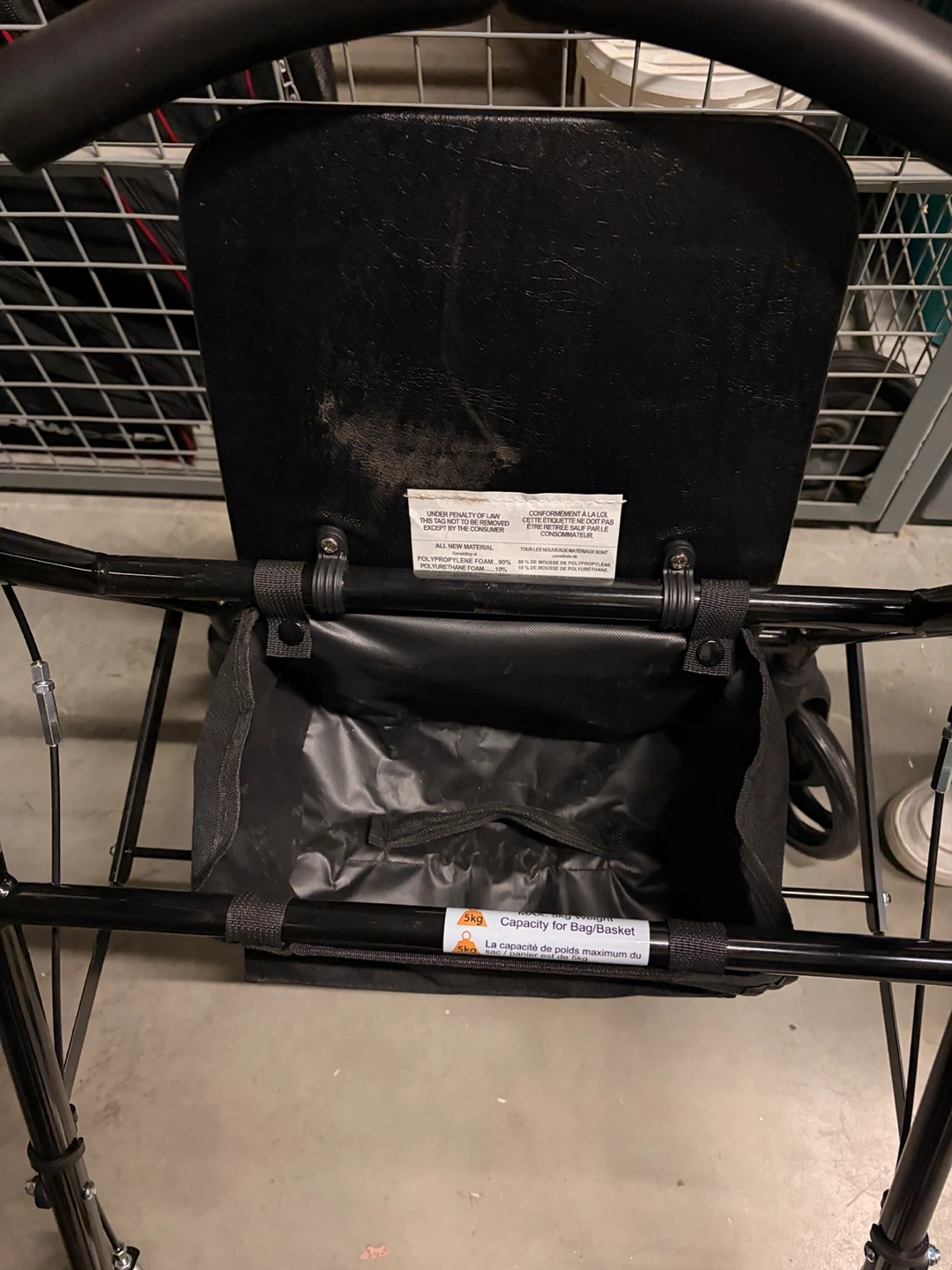 Livingbasics 4-Wheel Walker with Seat and Basket ⚽️ - photo 2