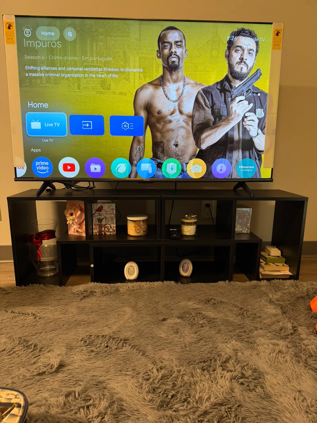 Hisense 55inch UHD Smart Tv with Console