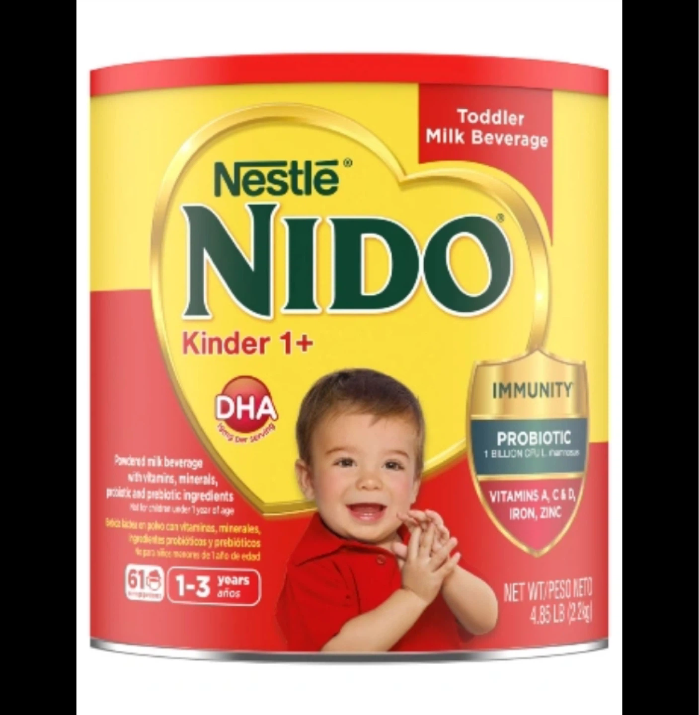 Nestle Nido Kinder 1+ Toddler Milk Beverage 4.85 LB⚽️