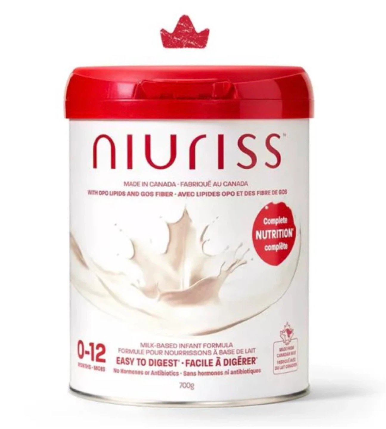 Niuriss Milk-Based Infant Formula - 700g