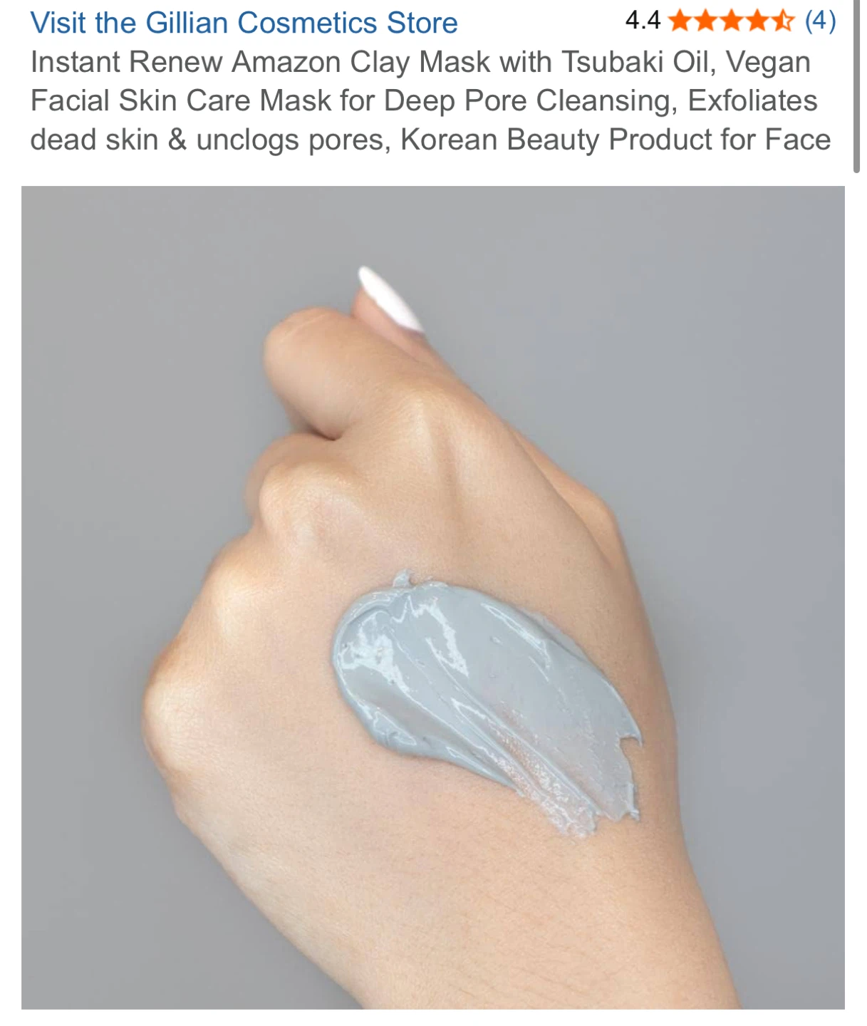 NEW⚽️Gillian Cosmetics Instant Renew Amazon Clay Mask - photo 4