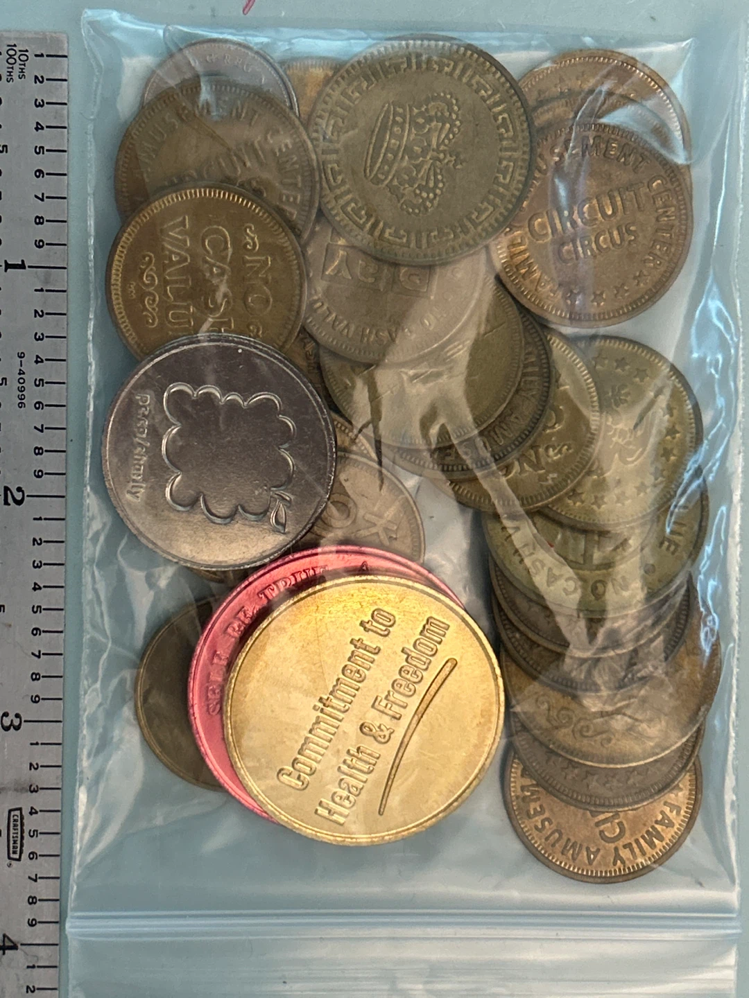 Collection of Amusement Tokens