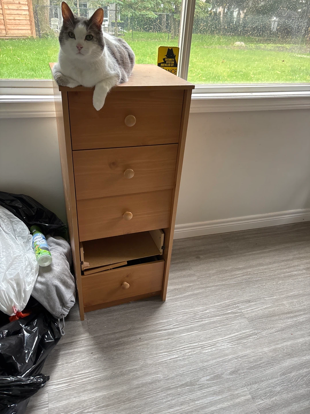 Wooden 4-Drawer Dresser ⚽
