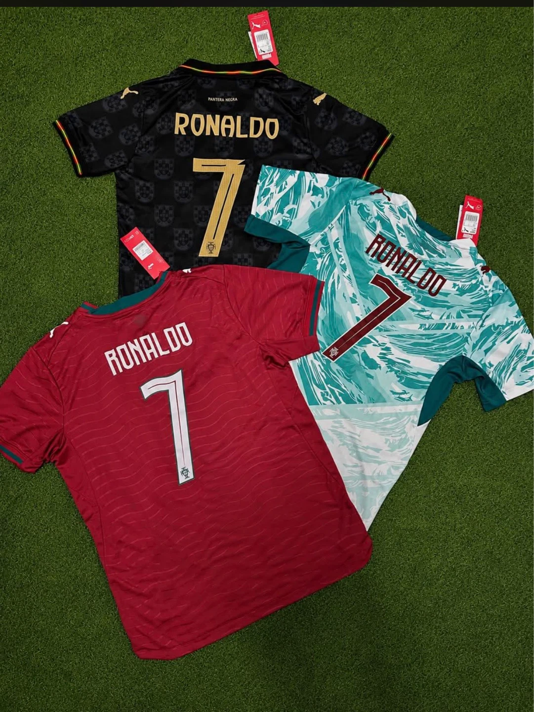 Cristiano Ronaldo Soccer Jerseys (3-Pack)