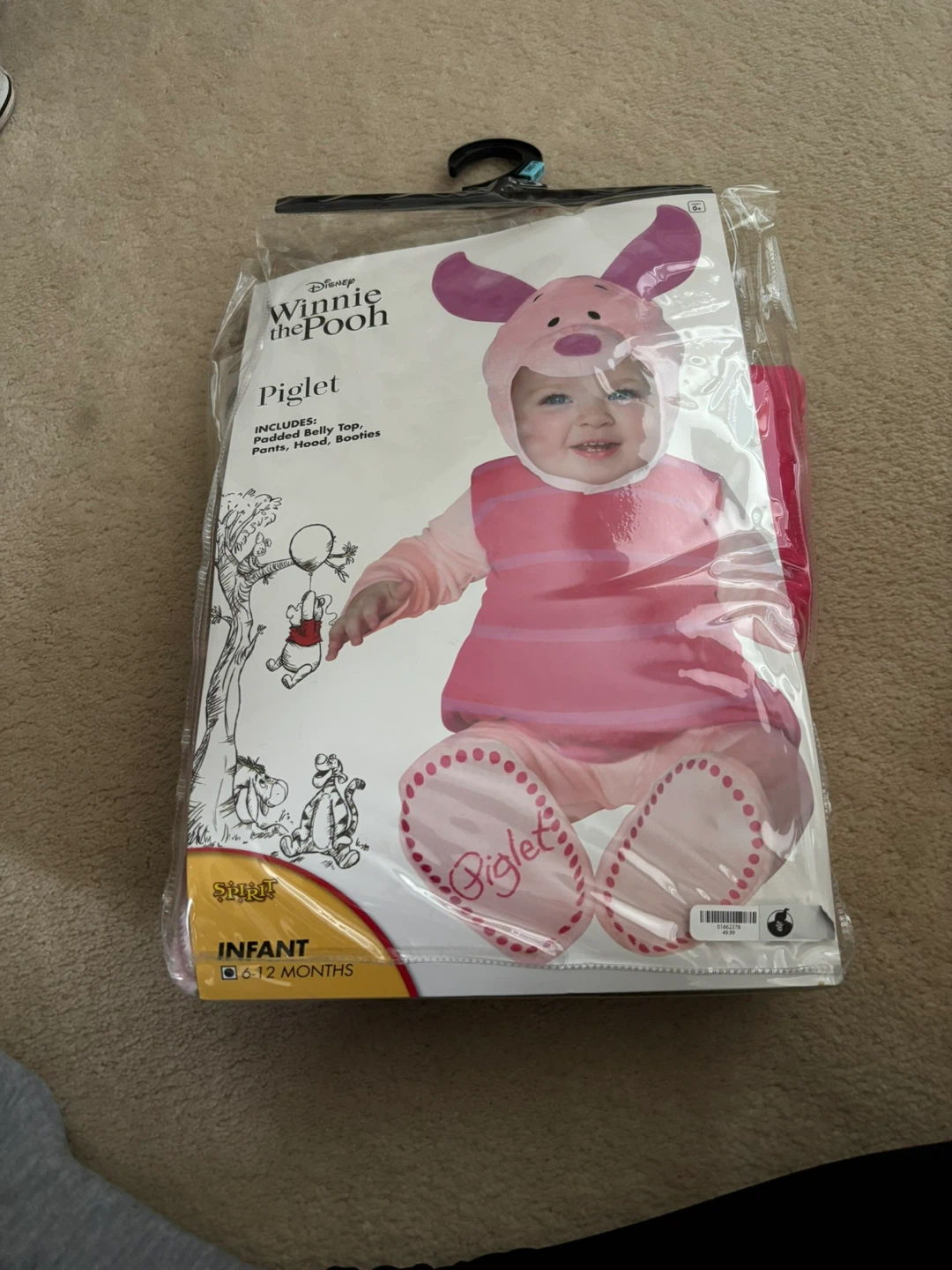 Disney Winnie the Pooh Piglet Infant Costume (6-12 Months)