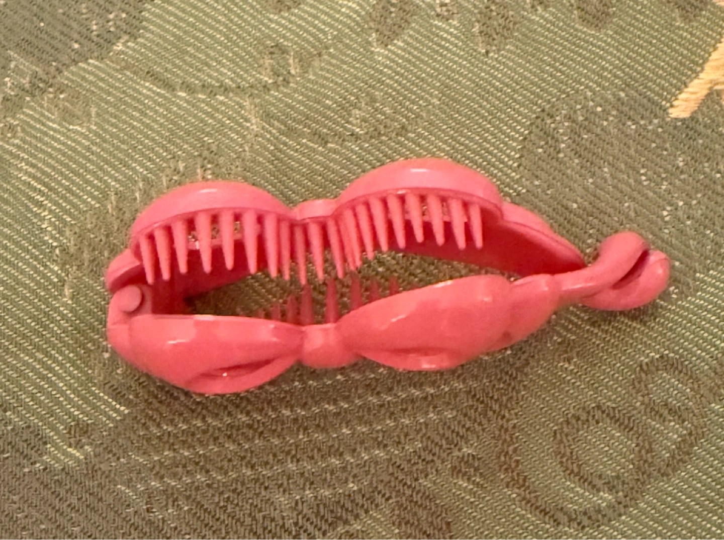 Pink Bow Banana Hair Clip Comb⚽️ - photo 2