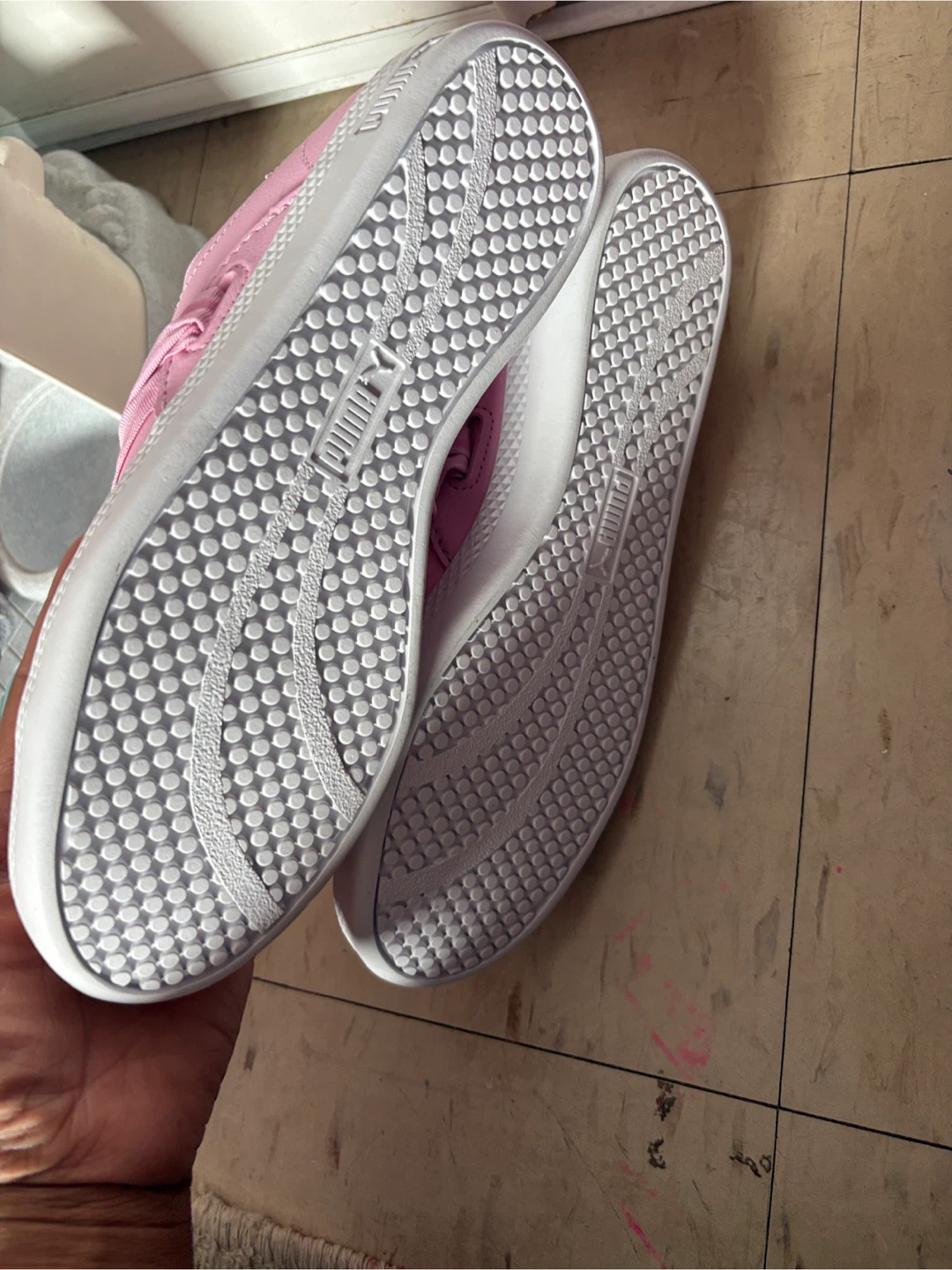 Puma Smash Wns Buckle Pale Pink Sneakers - photo 3