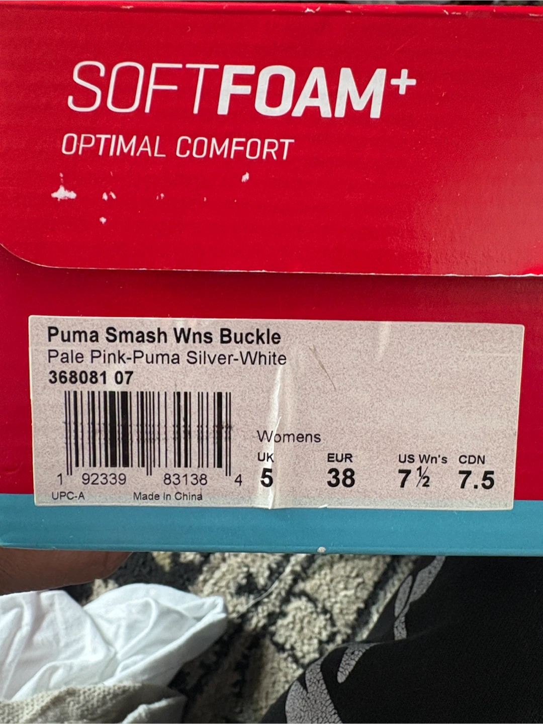 Puma Smash Wns Buckle Pale Pink Sneakers - photo 4