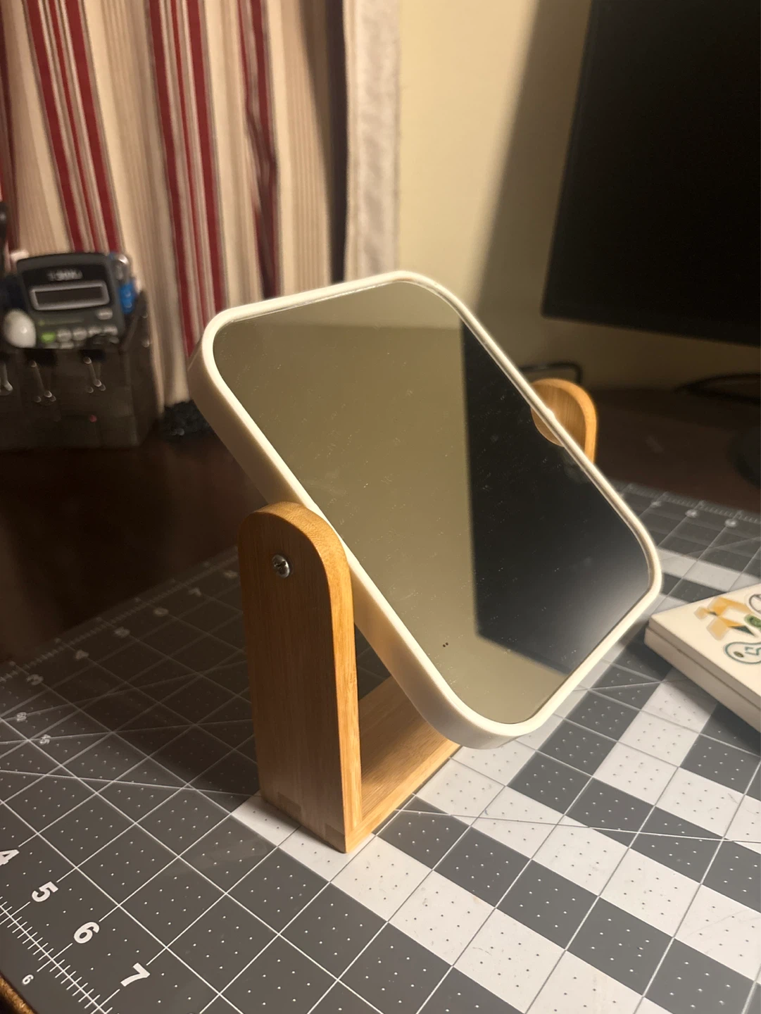 Wooden Frame Vanity Mirror