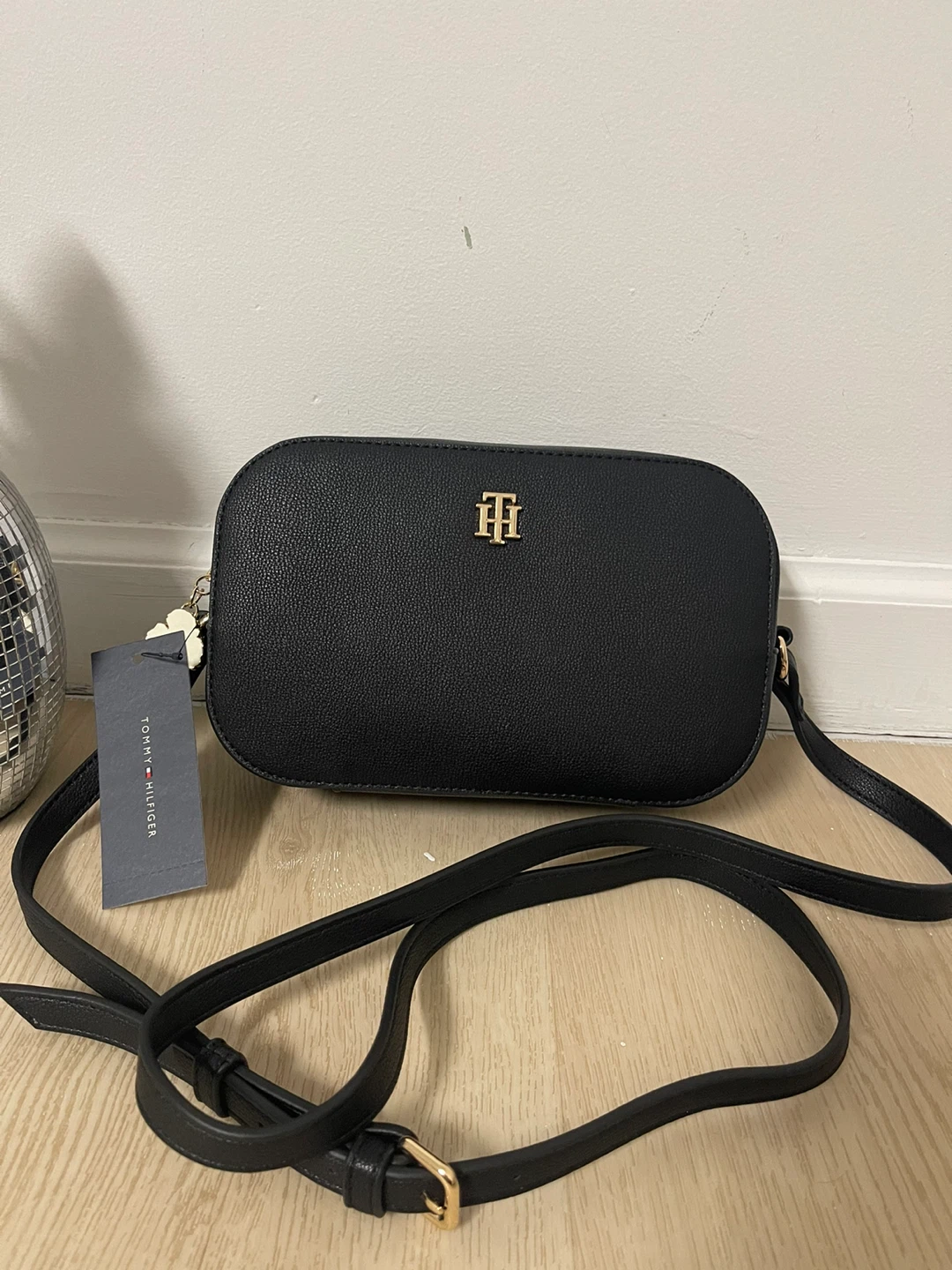 Tommy Hilfiger Black Camera Bag