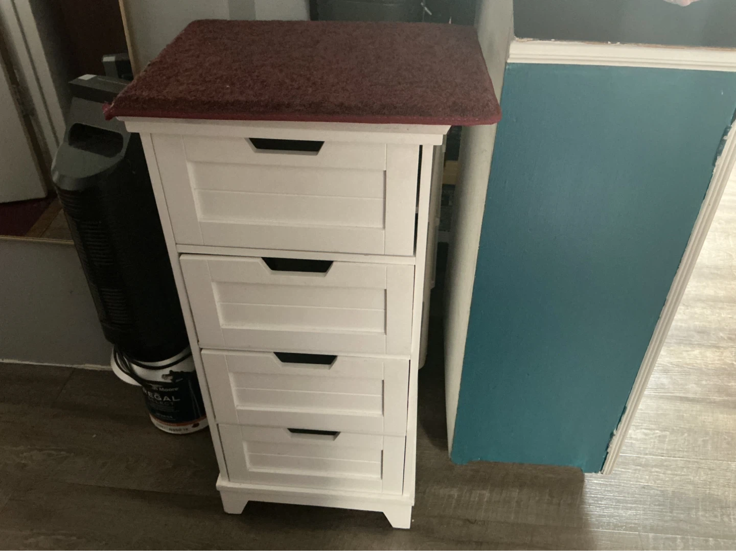 White 4-Drawer Storage Unit ⚽ - photo 2
