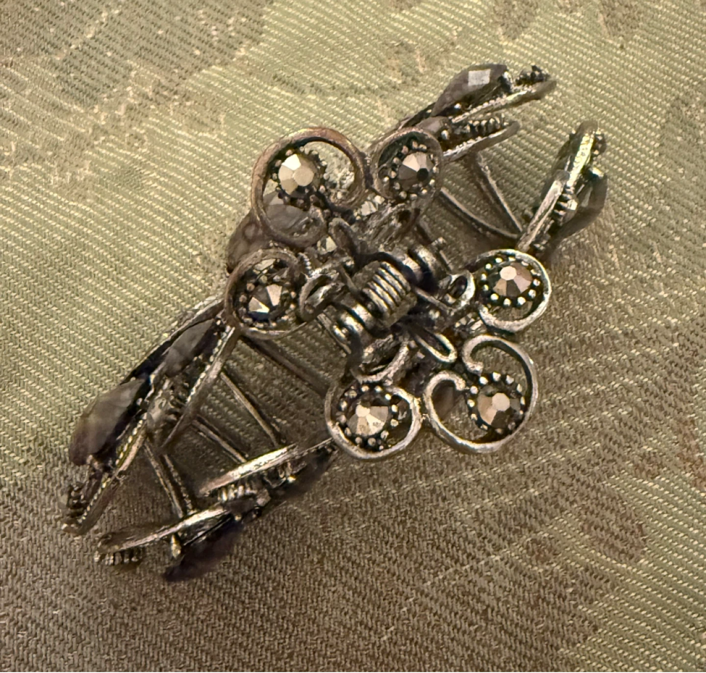 Ornate Rhinestone Hair Claw Clip⚽️ - photo 2
