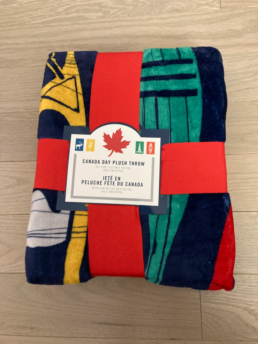 ⚽️Canada Day Plush Throw Blanket