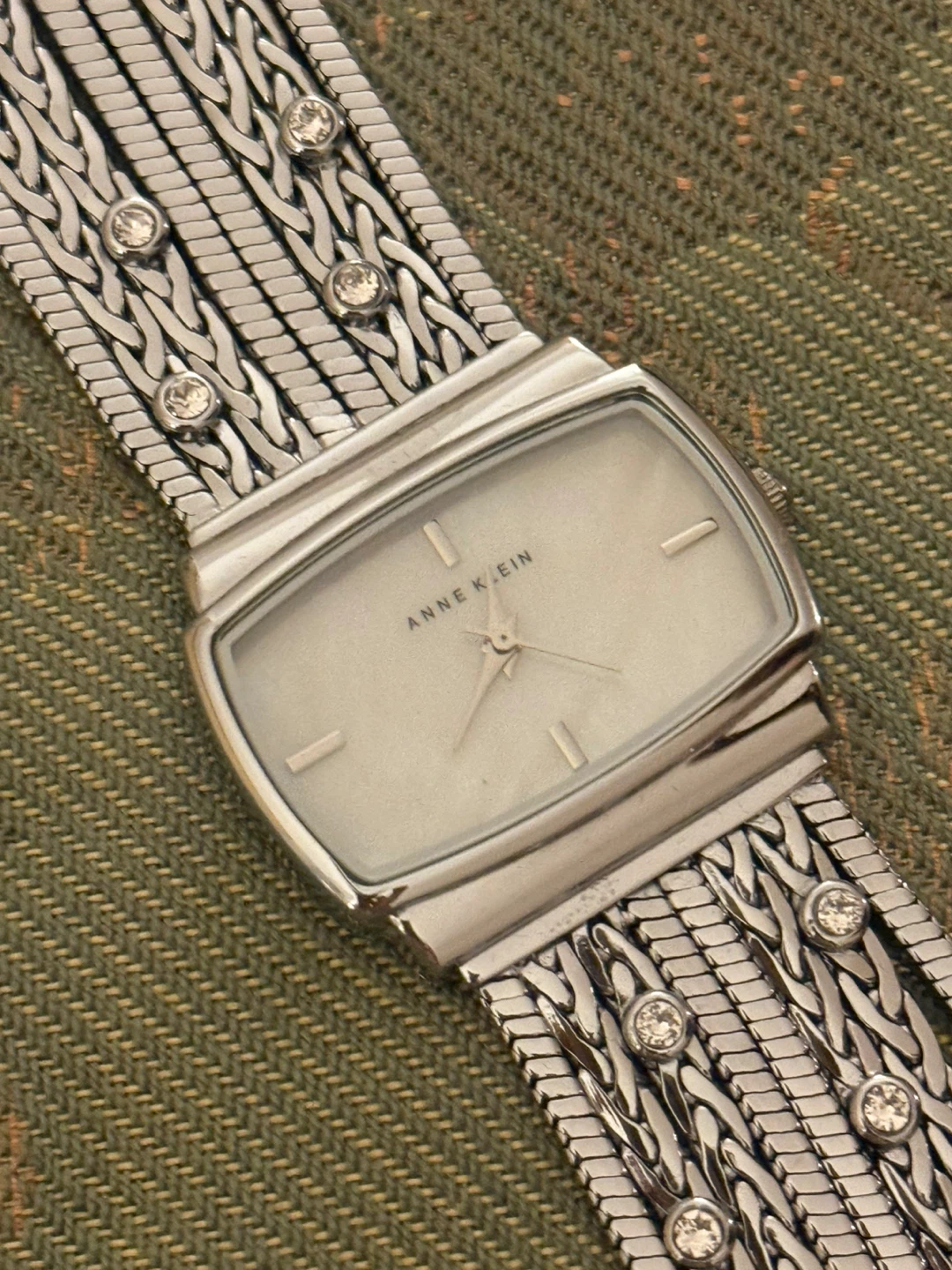 Anne Klein Women's Silver Toned Watch with Crystal Accents - photo 2