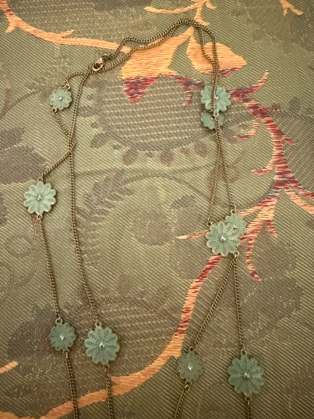 Long flower pendant necklace⚽️ - photo 3