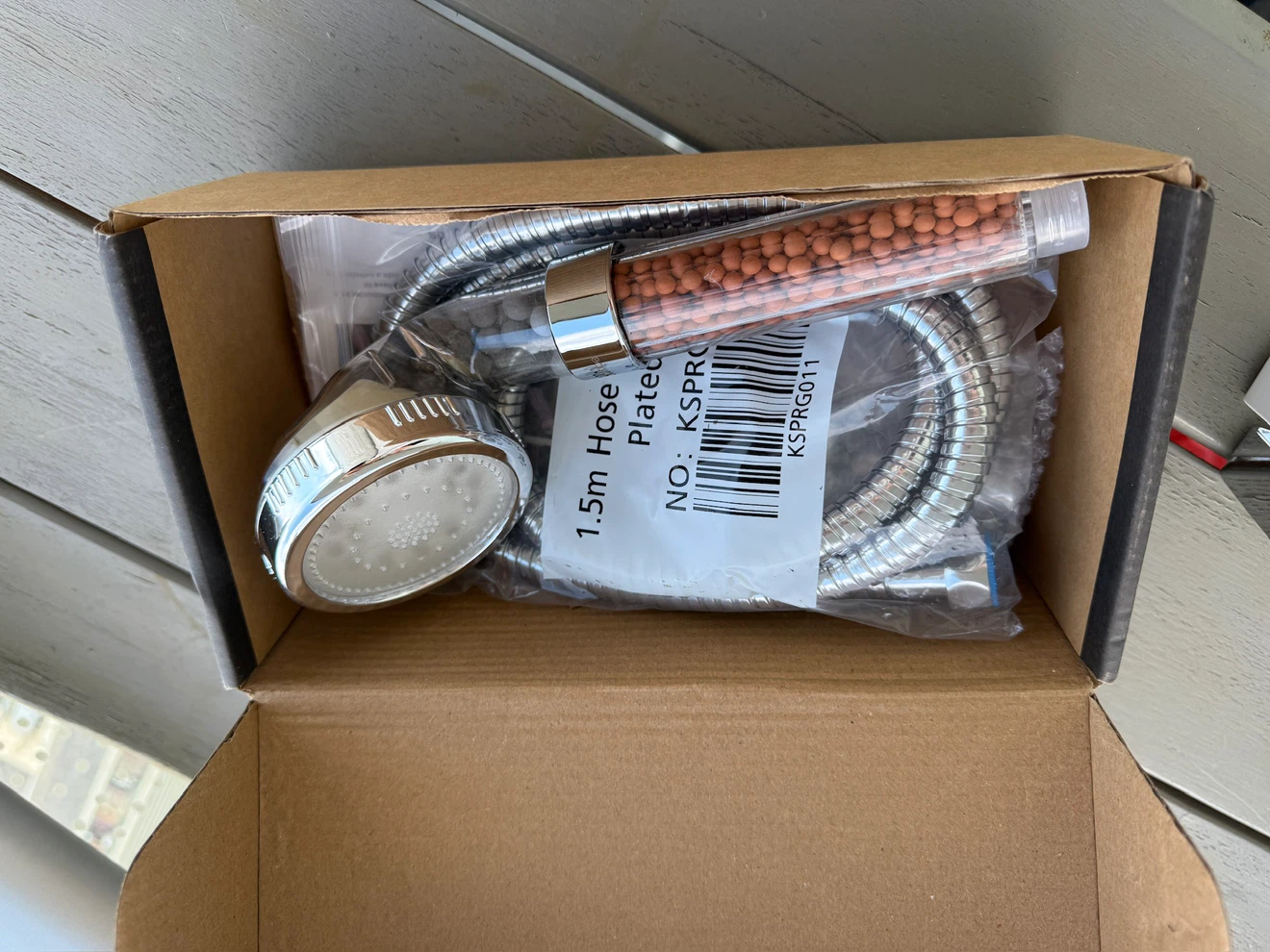 Cobbe 1.5m Plated Shower Head Set