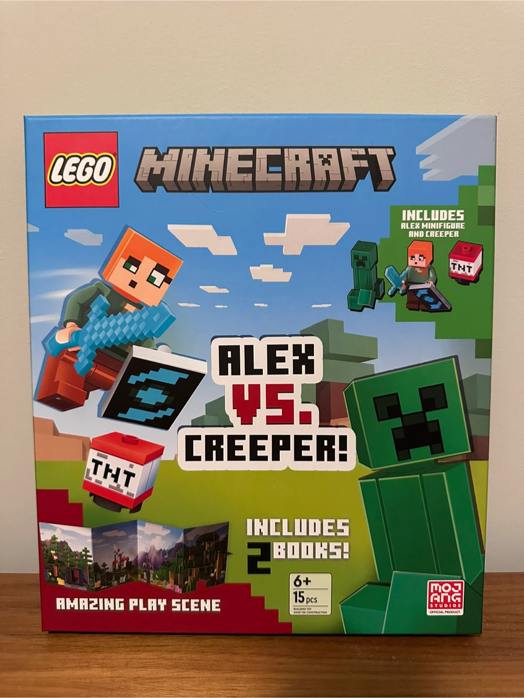 Brand new LEGO Minecraft Alex vs. Creeper Set