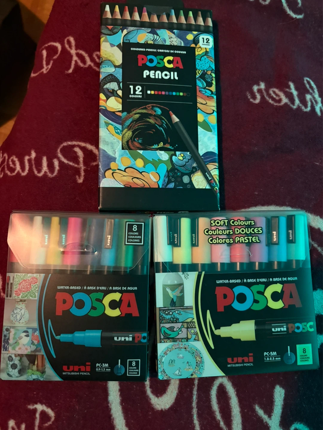 Posca Pencils and Markers Set