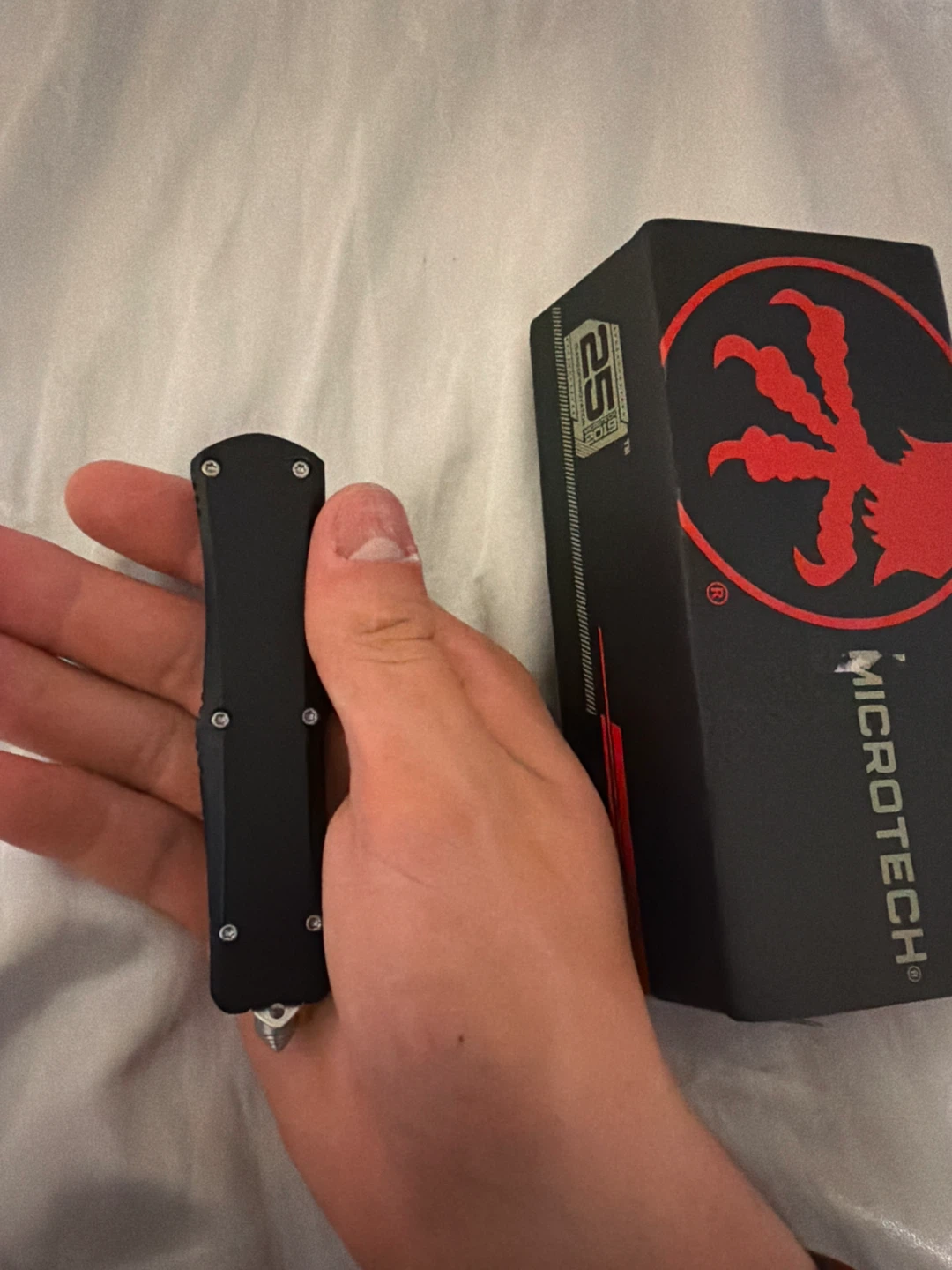 Microtech retractable knife