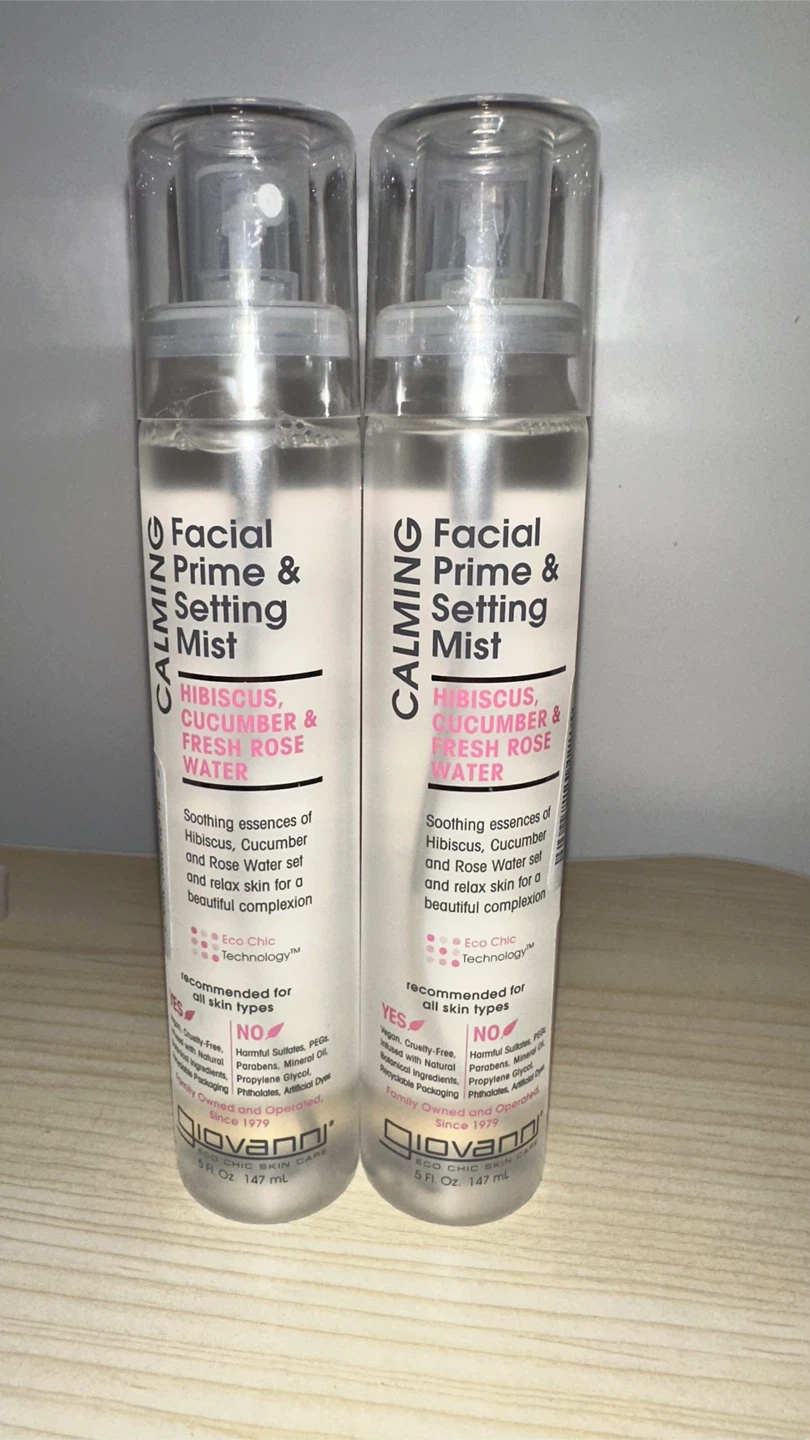 Giovanni Calming Facial Prime & Setting Mist 5 Fl. Oz. (2-pack)