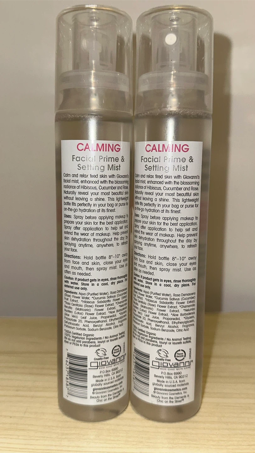 Giovanni Calming Facial Prime & Setting Mist 5 Fl. Oz. (2-pack) - photo 2