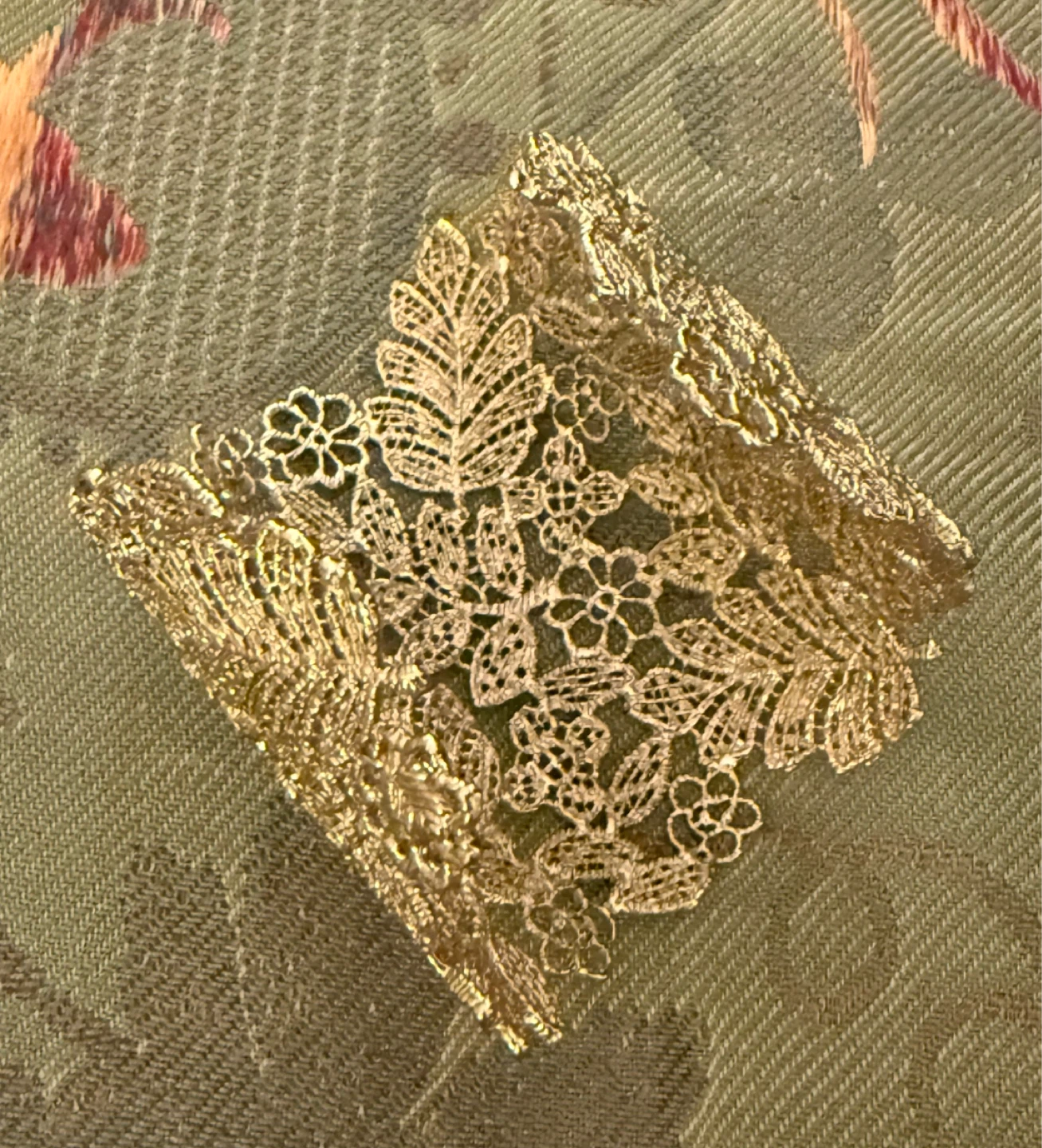 Gold Tone Lace Wide Cuff Bracelet⚽️ - photo 3