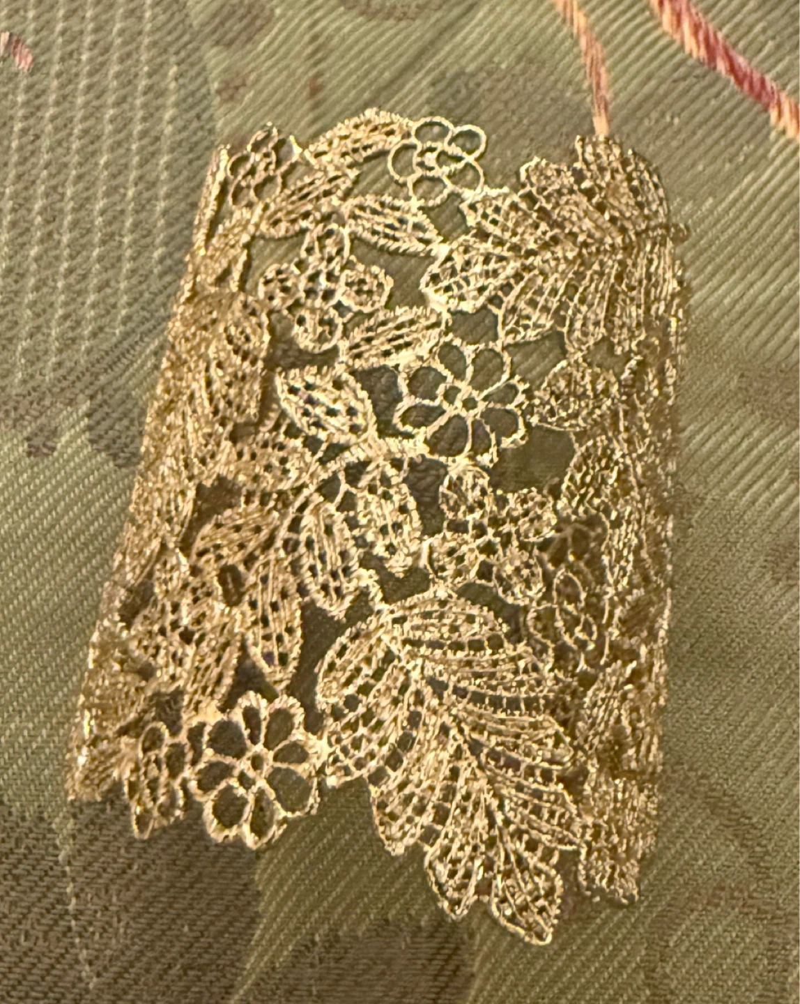 Gold Tone Lace Wide Cuff Bracelet⚽️ - photo 5