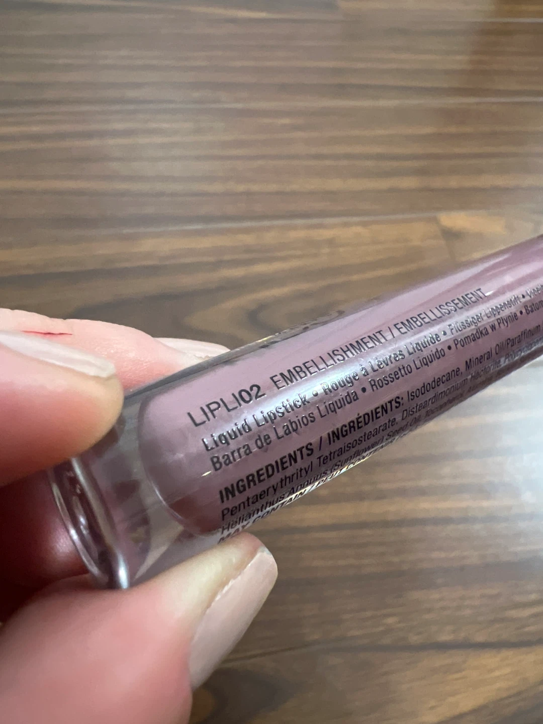 ⚽️ NYX Lingerie Liquid Lipstick - LIP02 embellishment - photo 3