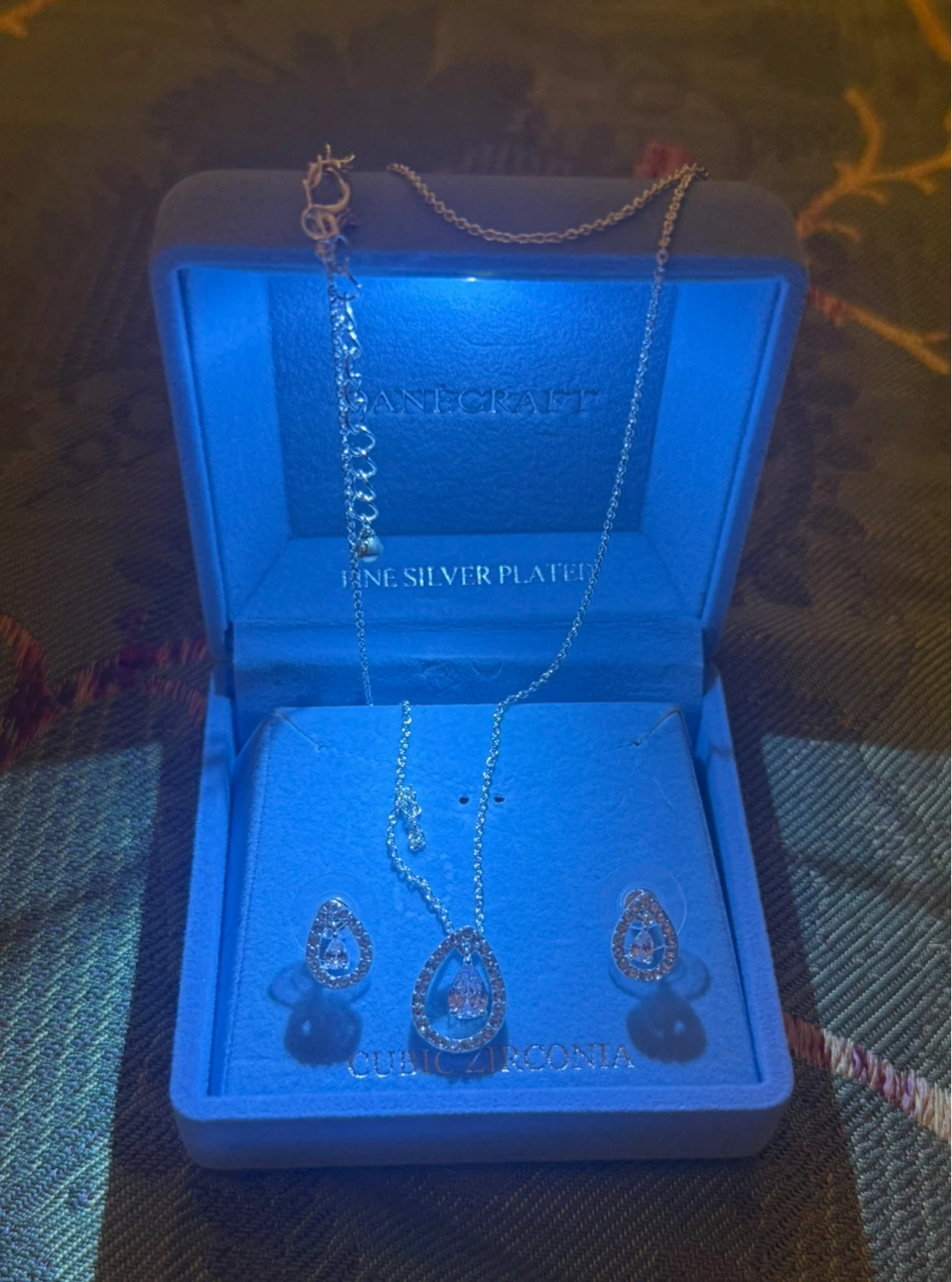 Vanecraft Fine Silver Plated Cubic Zirconia Jewelry Set⚽️ - photo 3