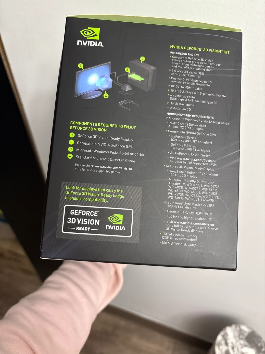 NVIDIA GeForce 3D Vision Wireless Stereoscopic 3D Glasses Kit - photo 2