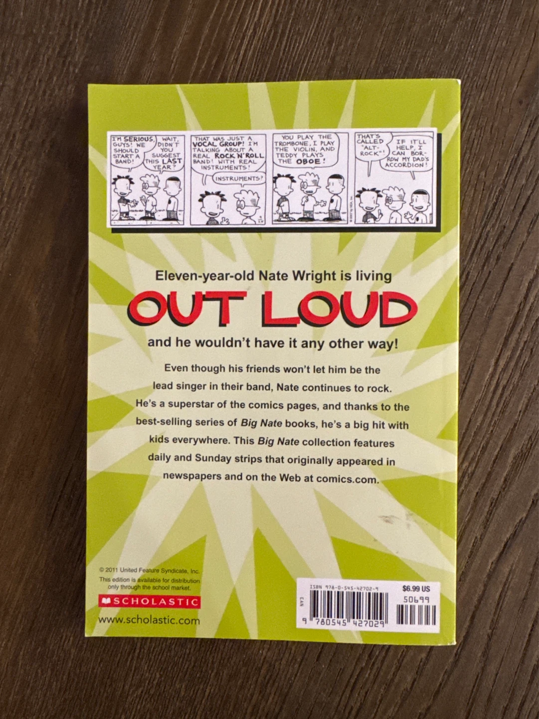 Big Nate Out Loud by Lincoln Peirce - photo 2
