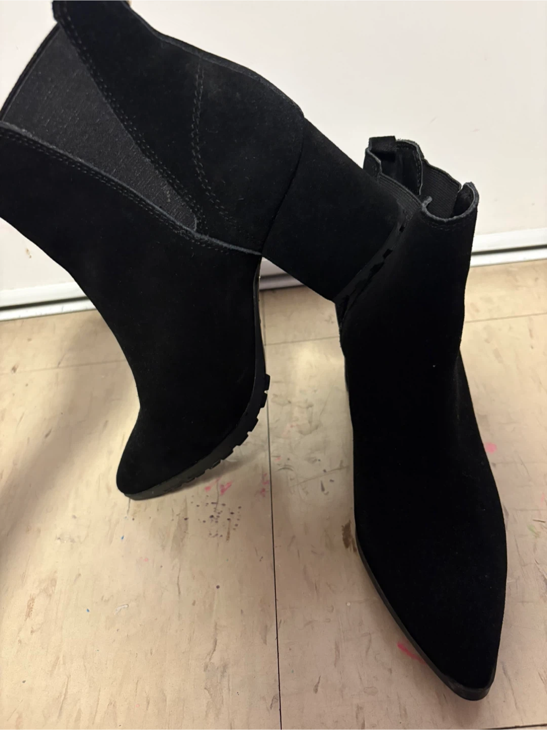 ALDO Black Suede Ankle Boots - photo 2