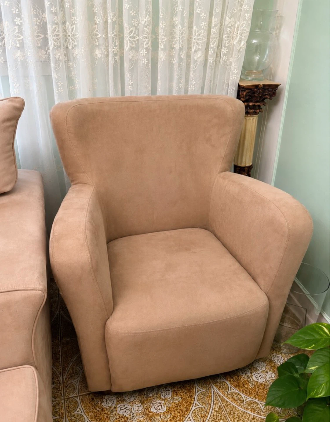 Beige Armchair