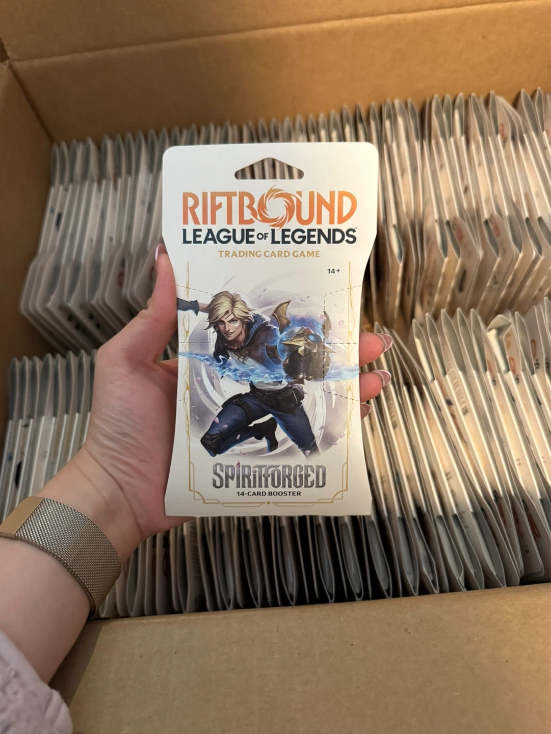 Riftbound spiritforged sleeve booster pack