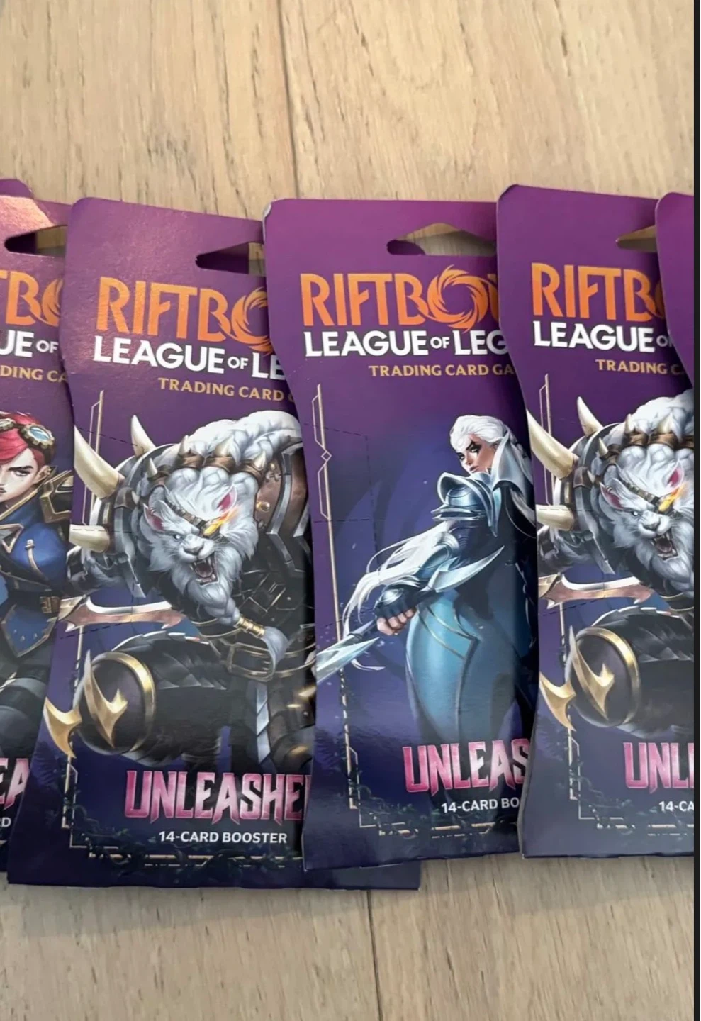 Riftbound unleashed sleeve booster pack