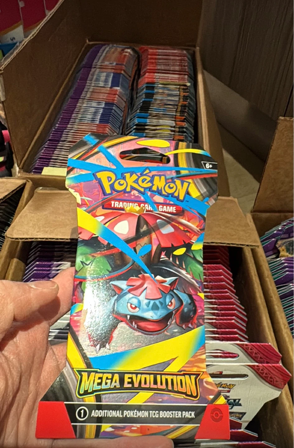 Mega evolution sleeve booster pack