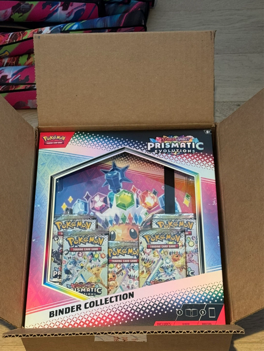Prismatic evolution binder collection