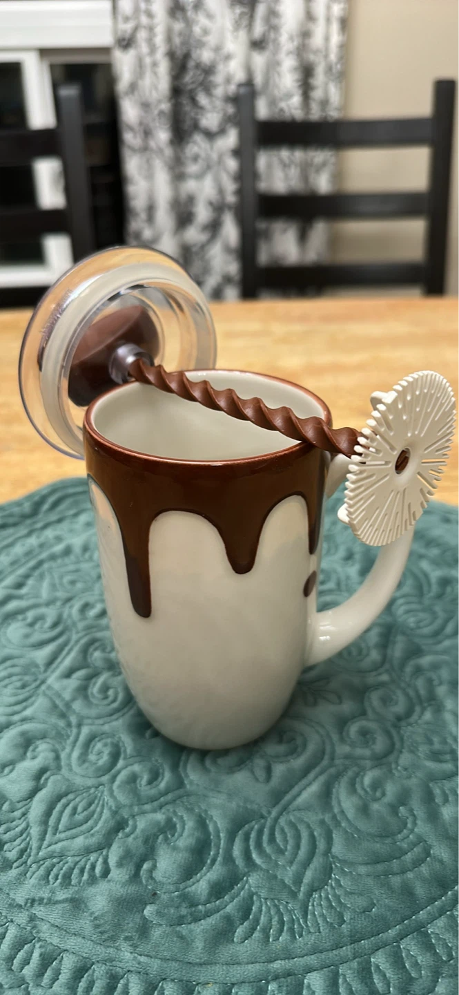 Peohud Ceramic Hot Chocolate Mugs, 14 Oz - photo 5
