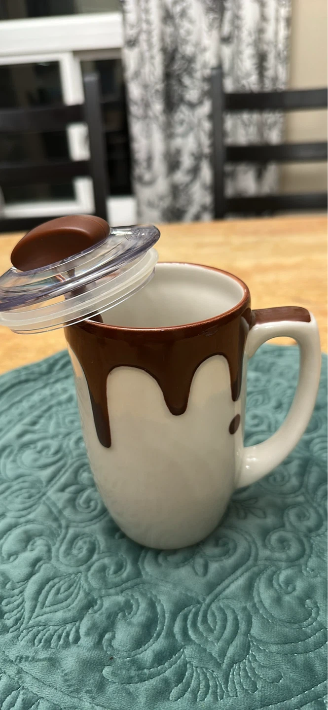 Peohud Ceramic Hot Chocolate Mugs, 14 Oz - photo 2