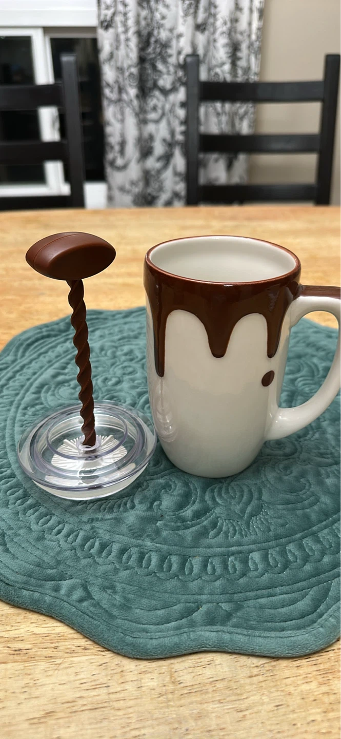 Peohud Ceramic Hot Chocolate Mugs, 14 Oz - photo 3