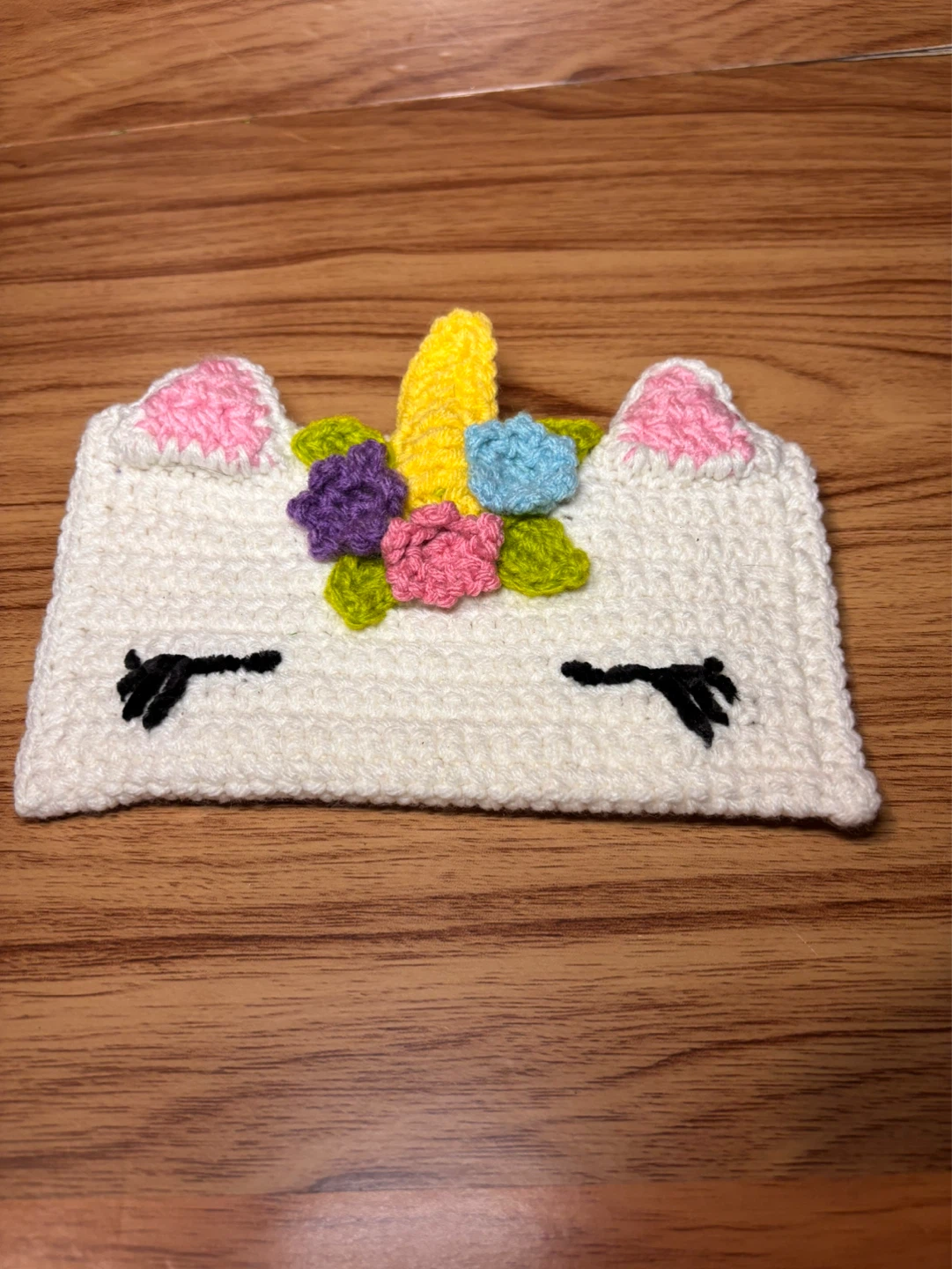 Handmade Crochet Pencil bag- Owl, Monster, Unicorn Designs - photo 5