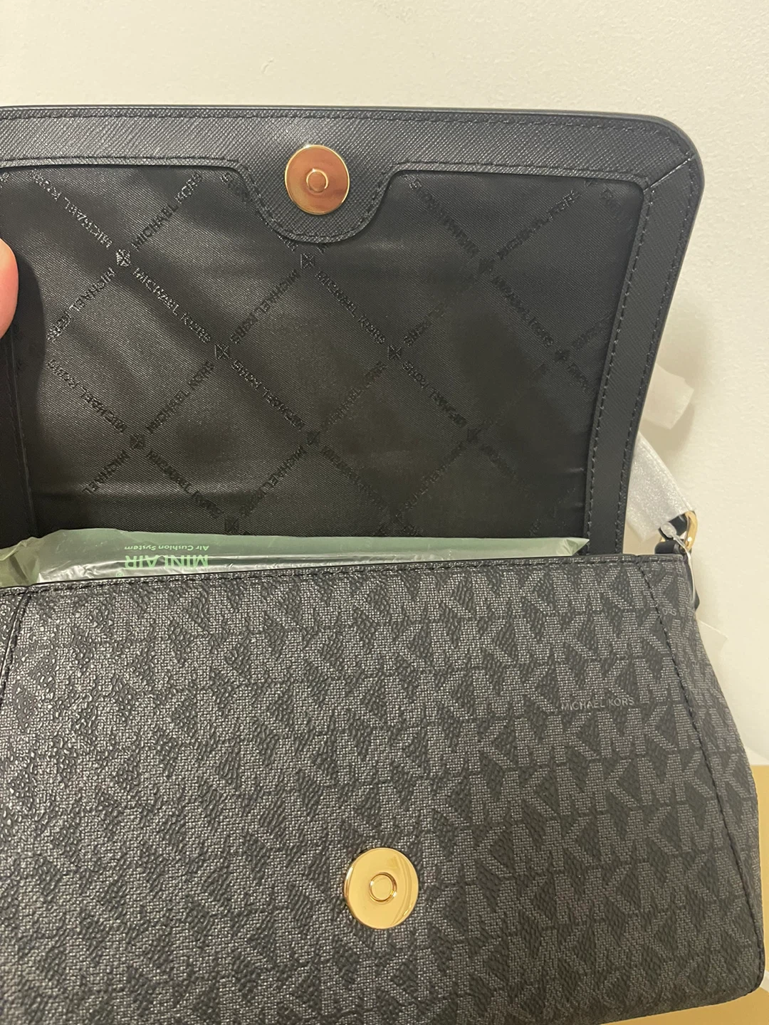 Michael Kors Black Signature Logo Shoulder Bag - photo 3
