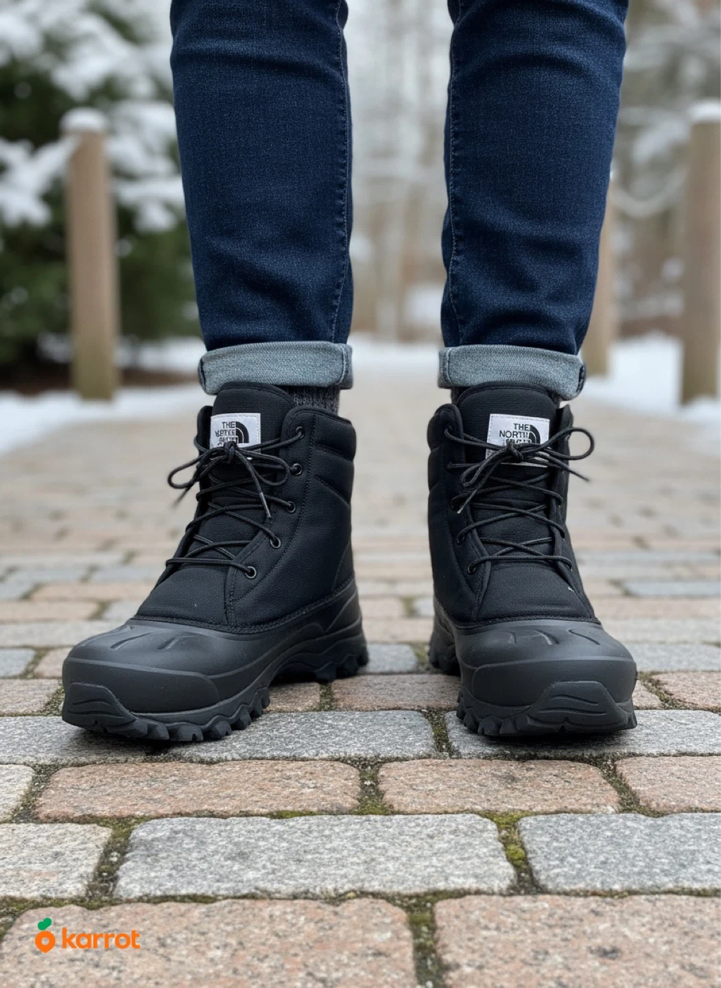 The North Face Men's Black Winter Boots