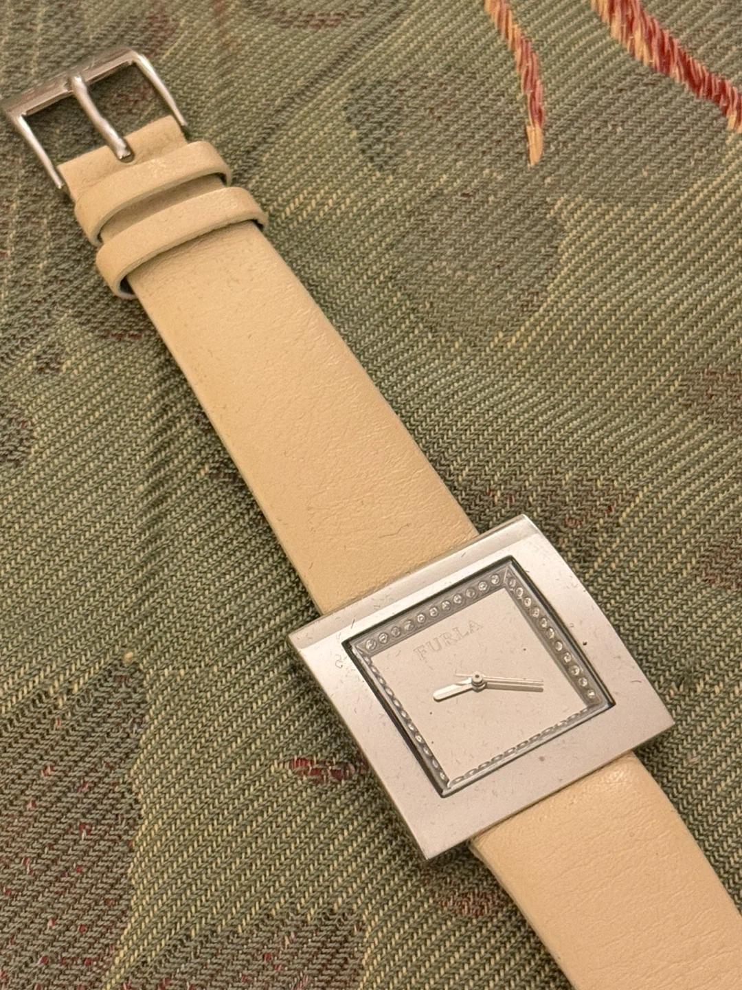Furla Women's Watch - Beige Leather Band⚽️ - photo 2